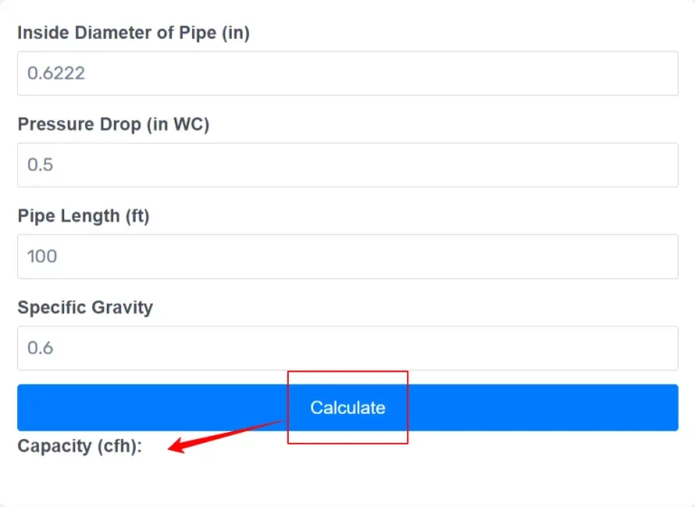 #1 FREE 2 PSI Natural Gas Pipe Sizing Calculator In 2023