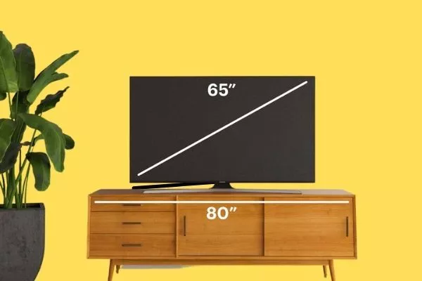 maximum 80 inch inch tv stand for 65 inch tv