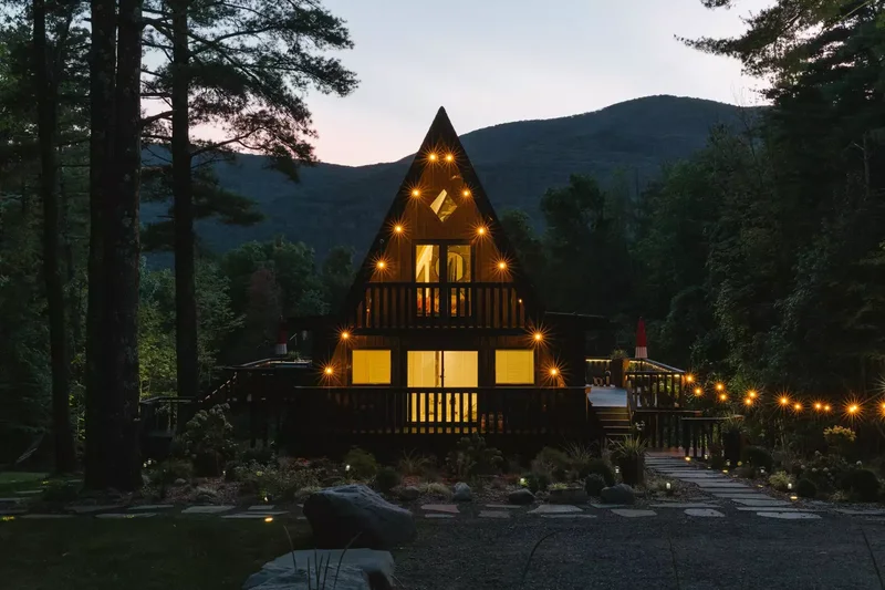 A-Frame Facade Lighting