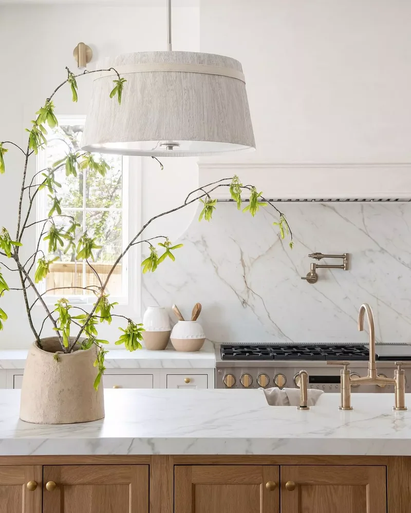 A Pop of Fresh Greenery