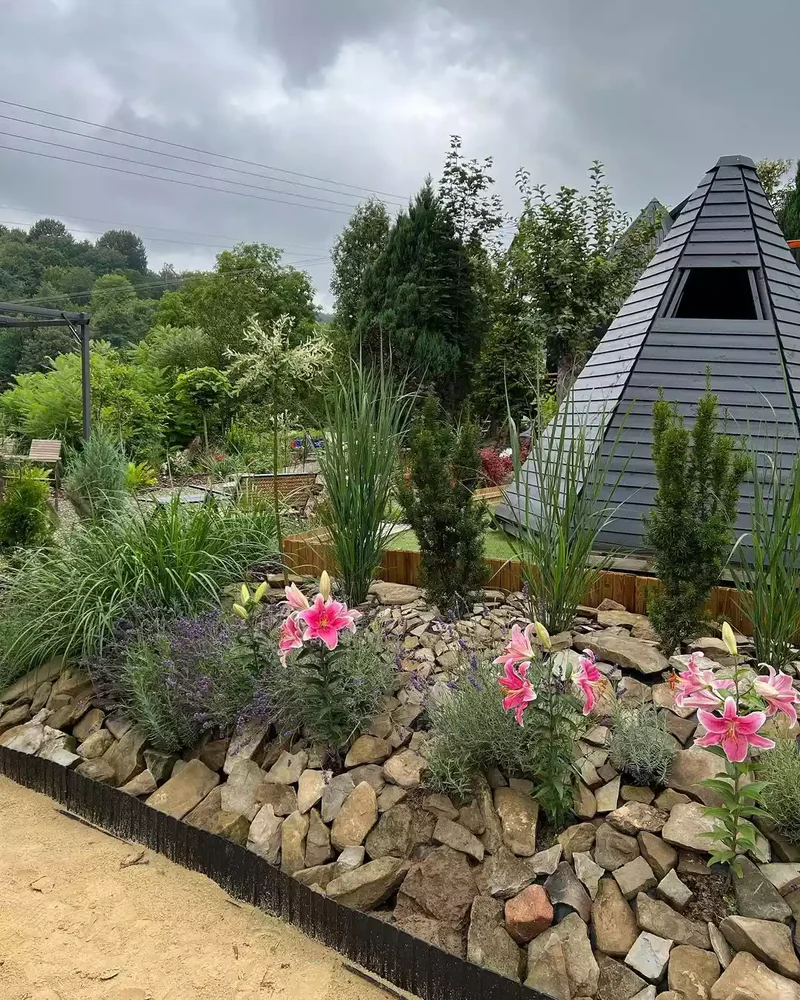 A Rock Garden With Dimension