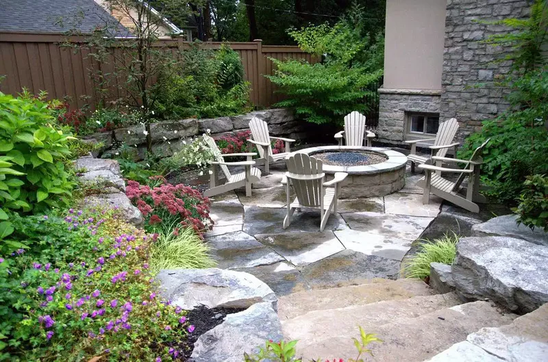 52 Beautiful Backyard Landscaping Ideas for Your Home 25 A Sunken Patio
