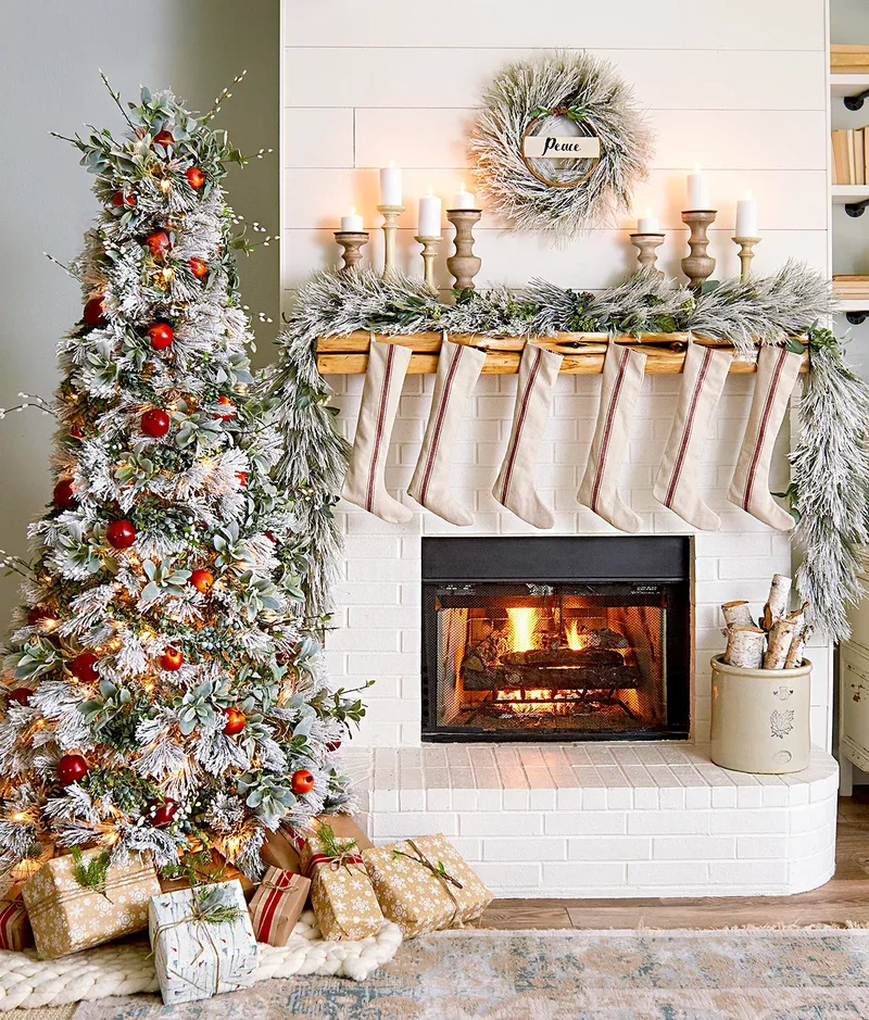 53 Stunning Christmas Mantel Decor Ideas for Your Home 40 A Super Simple Mantel