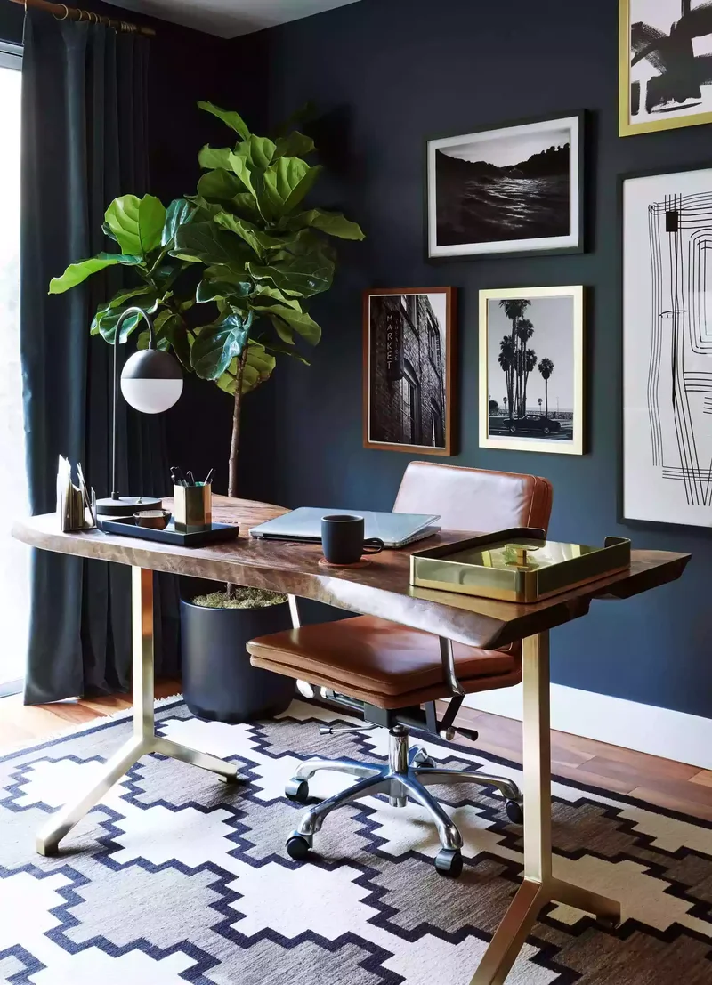 45 Home Office Decor Tips to Enhance Productivity & Style 5 Accent With Gold