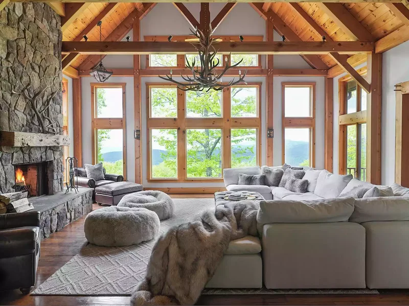45 Modern Rustic Living Room Designs You'll Love to Recreate 18 Accent with Faux Fur