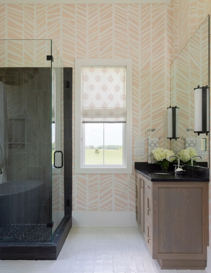 48 Contemporary Bathroom Ideas to Transform Your Space 38 Achieve Contrast and Cohesion