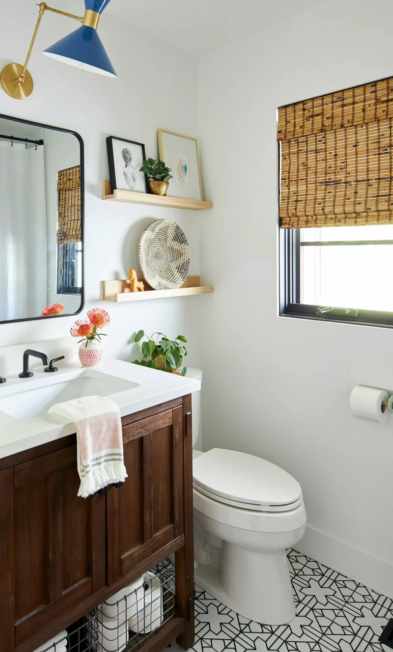 26 Inspiring Guest Bathroom Ideas to Welcome Your Visitors 3 Add Artwork