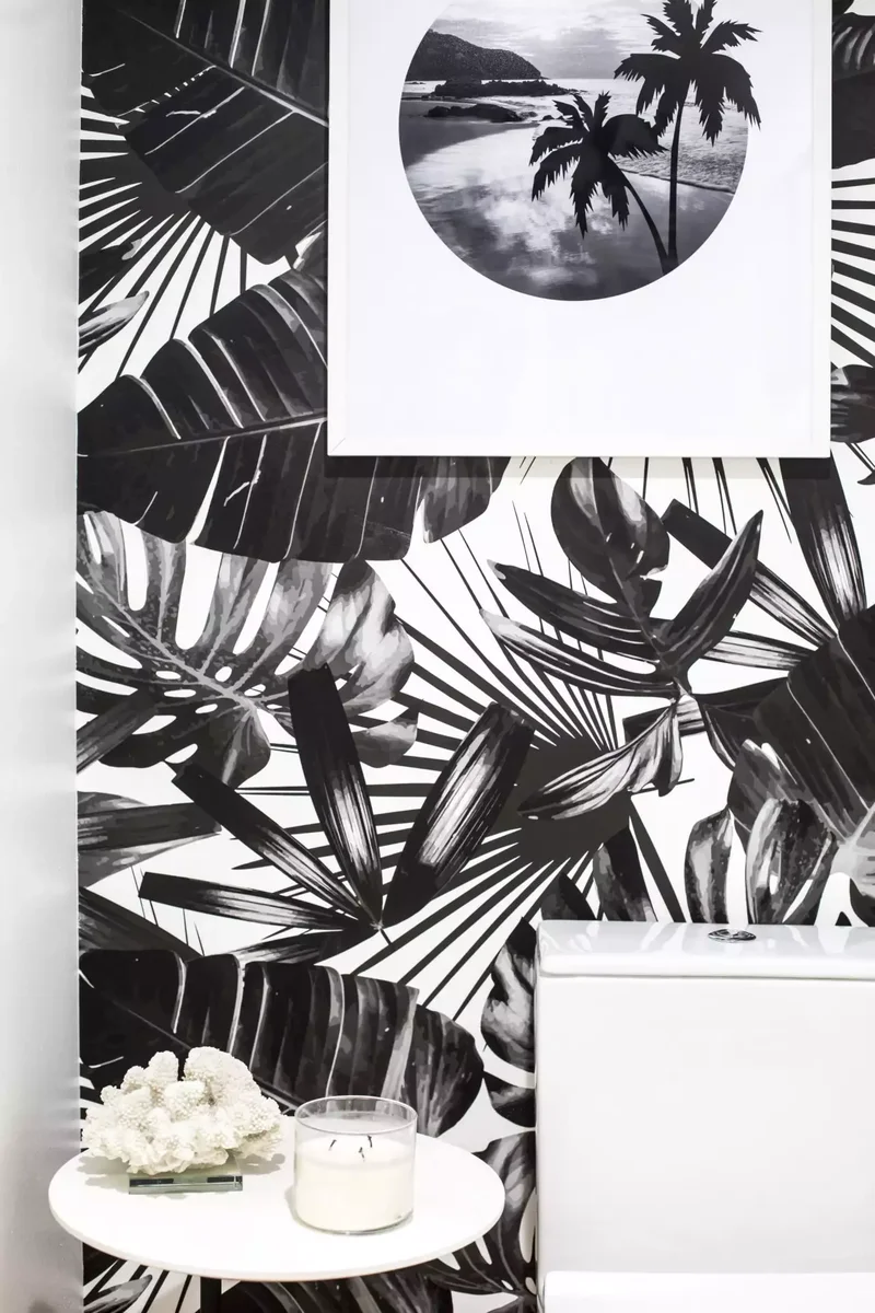 50 Moody Dark Bathroom Ideas for a Dramatic Transformation 5 Add Black and White