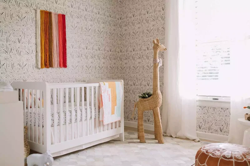 43 Nursery Design Ideas for a Charming Baby Room Space 19 Add Boho Design Touches
