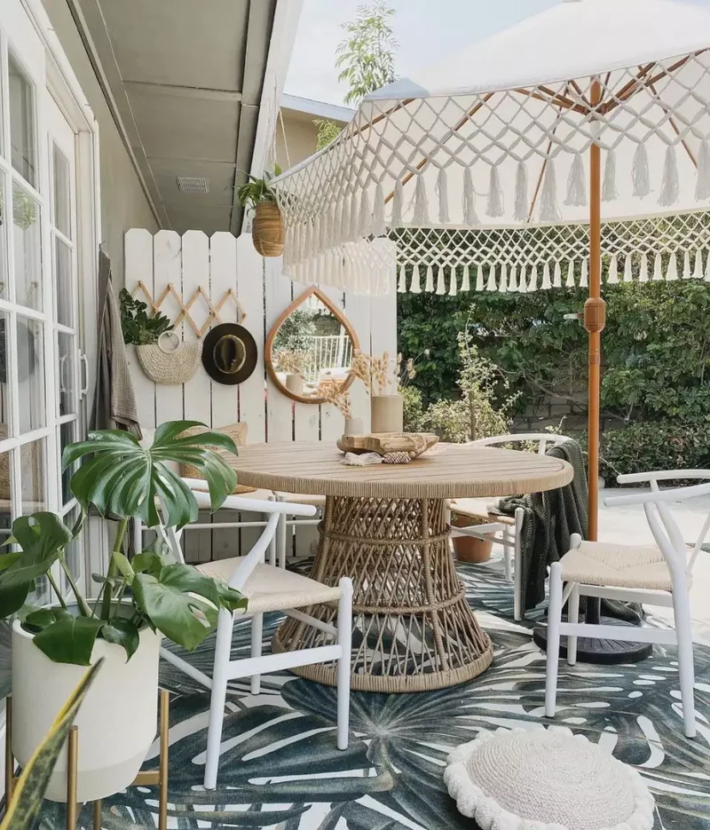 50 Beautiful Patio Cover Ideas for Every Budget Level 24 Add Boho Style