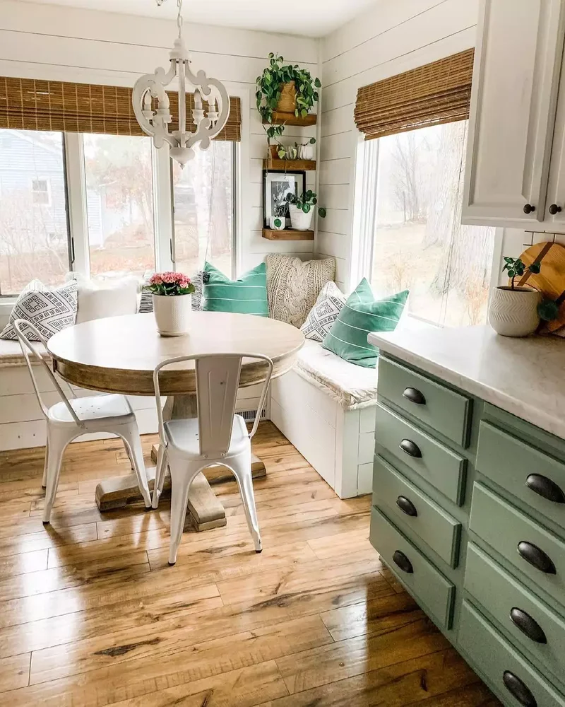 Add Charming Cottage Flair With Light Sage