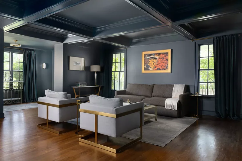 Add Drama With a Bold Coffered Ceiling