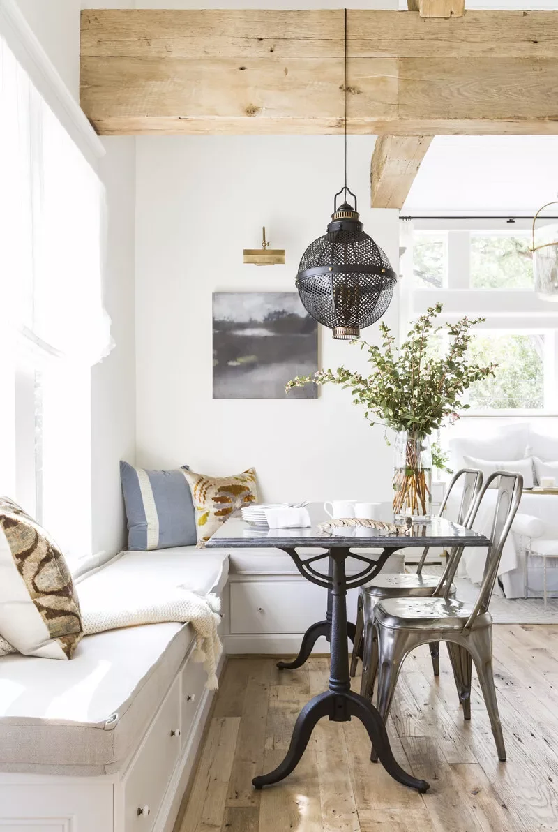 37 Banquette Seating Designs That Bring Cafe Vibes Home 16 Add French Country Style