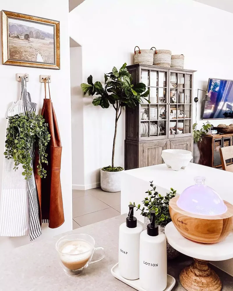 67 Farmhouse Style Ideas for Your Modern Rustic Home 34 Add Greenery With Plants