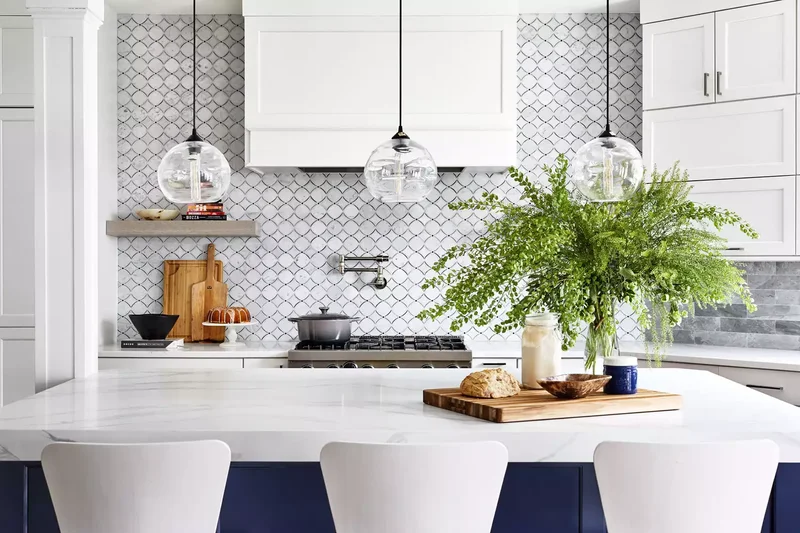 60 Kitchen Backsplash Ideas for Any Style and Budget 30 Add Movement With Pattern