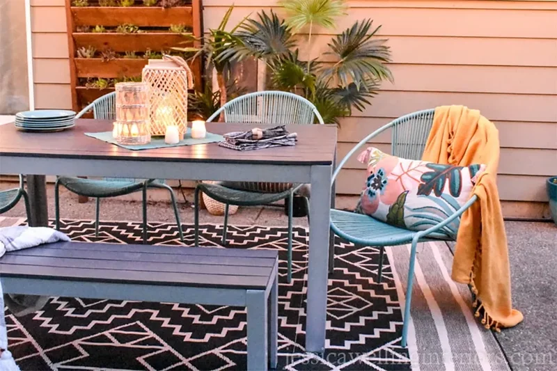 36 Creative DIY Patio Ideas to Upgrade Your Backyard 28 Add Seasonal Decor