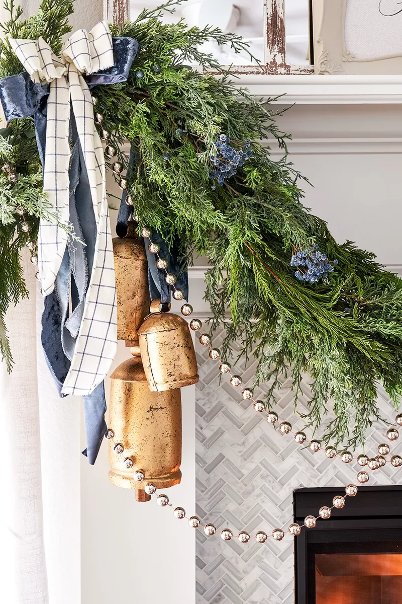53 Stunning Christmas Mantel Decor Ideas for Your Home 52 Add Some Jingle