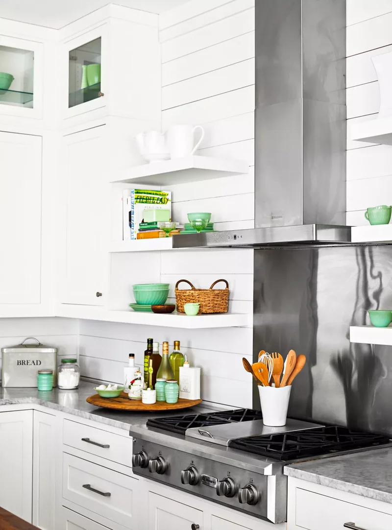 Add Subtle Green Kitchen Accents