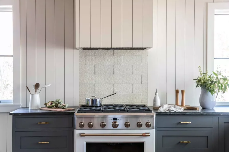 60 Kitchen Backsplash Ideas for Any Style and Budget 13 Add Textural Embossed Tile