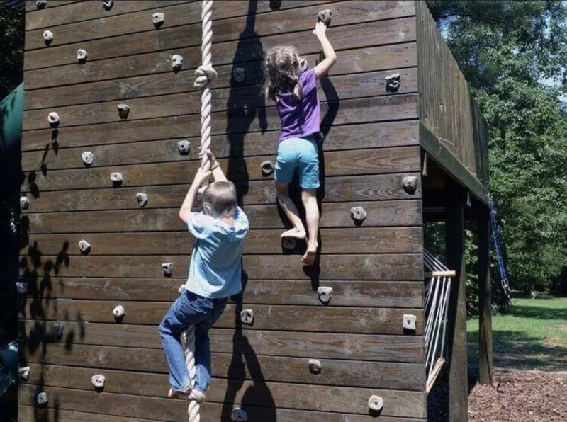 28 Creative Treehouse Ideas Your Kids Will Absolutely Love 4 Add a Climbing Wall