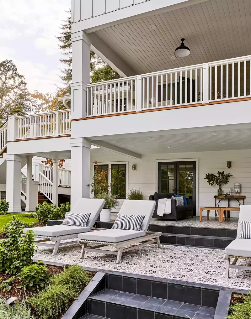 15 Sloped Backyard Solutions to Maximize Your Outdoor Space 4 Add a Few Steps