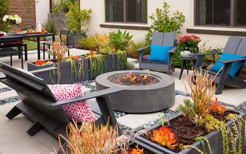 44 Beautiful Patio Ideas for an Outdoor Space You'll Love 3 Add a Fire Feature