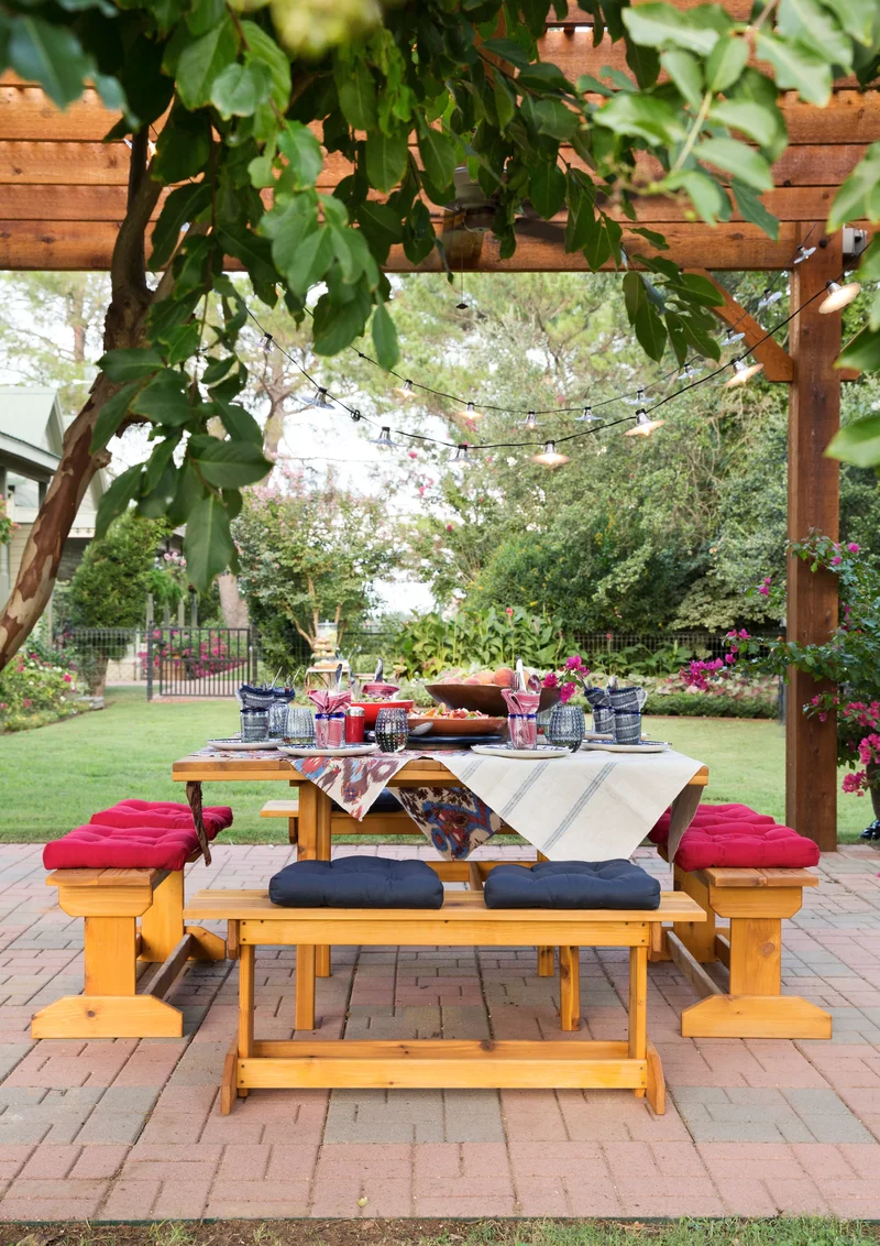 Add a Fun Brick Paver Patio