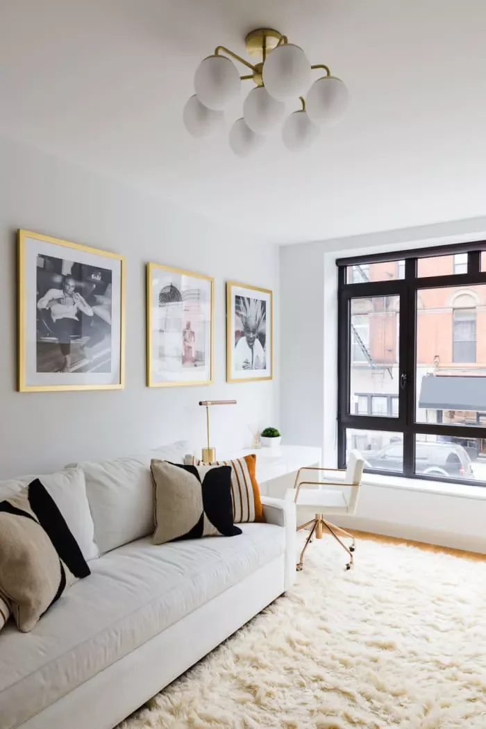 20 Affordable Apartment Living Room Decorating Ideas on Budget 10 Add a Home Office