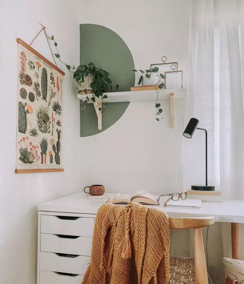 15 Desk Styling Ideas to Express Your Personal Design Style 6 Add a Pop of Color