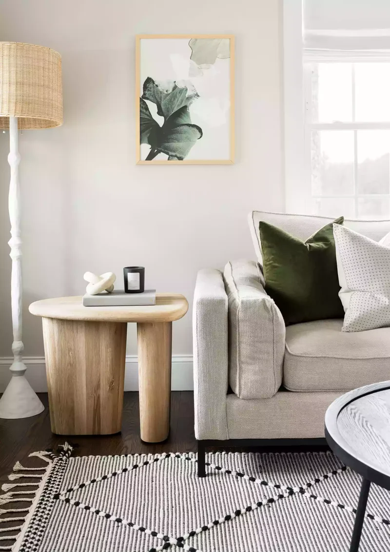 Add a Sculptural Side Table