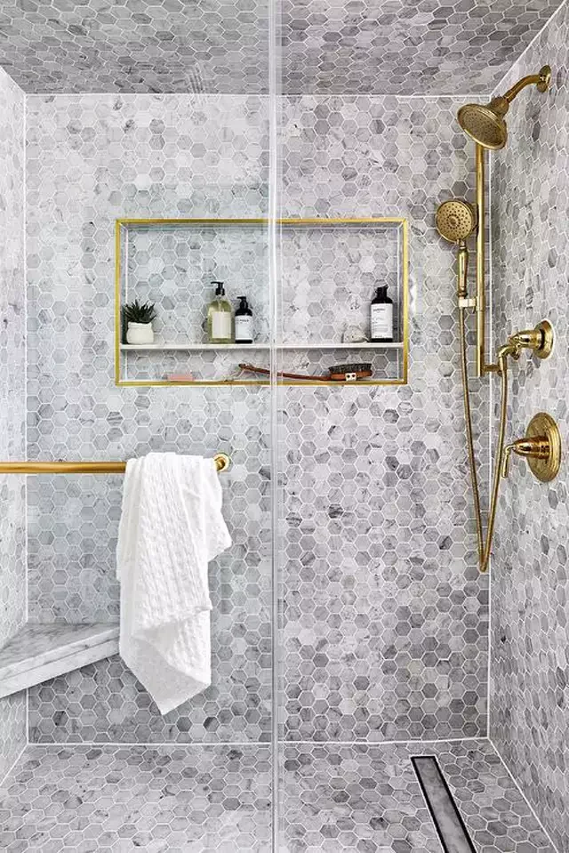35 Stunning Shower Ideas to Transform Your Bathroom Space 31 Add a Shower Towel Rack