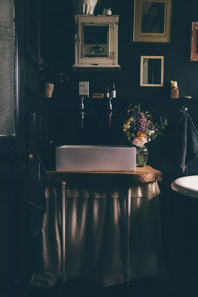 34 Stylish Bathroom Vanity Ideas for Function and Beauty 18 Add a Sink Skirt