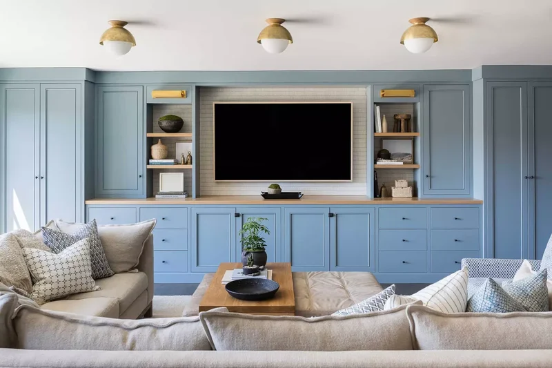 21 Small Living Rooms With TVs That Look Absolutely Stunning 21 Add a Thin Frame