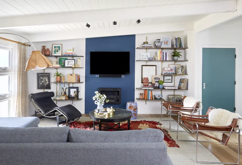 37 Modern Living Room Designs That Break All the Rules 19 Add an Accent Wall