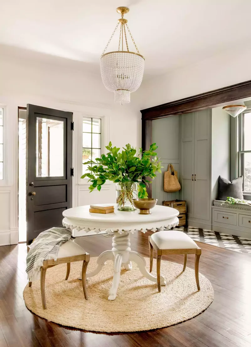 35 Open Floor Plan Design Ideas to Create Beautiful Flow 7 Add an Entryway Table