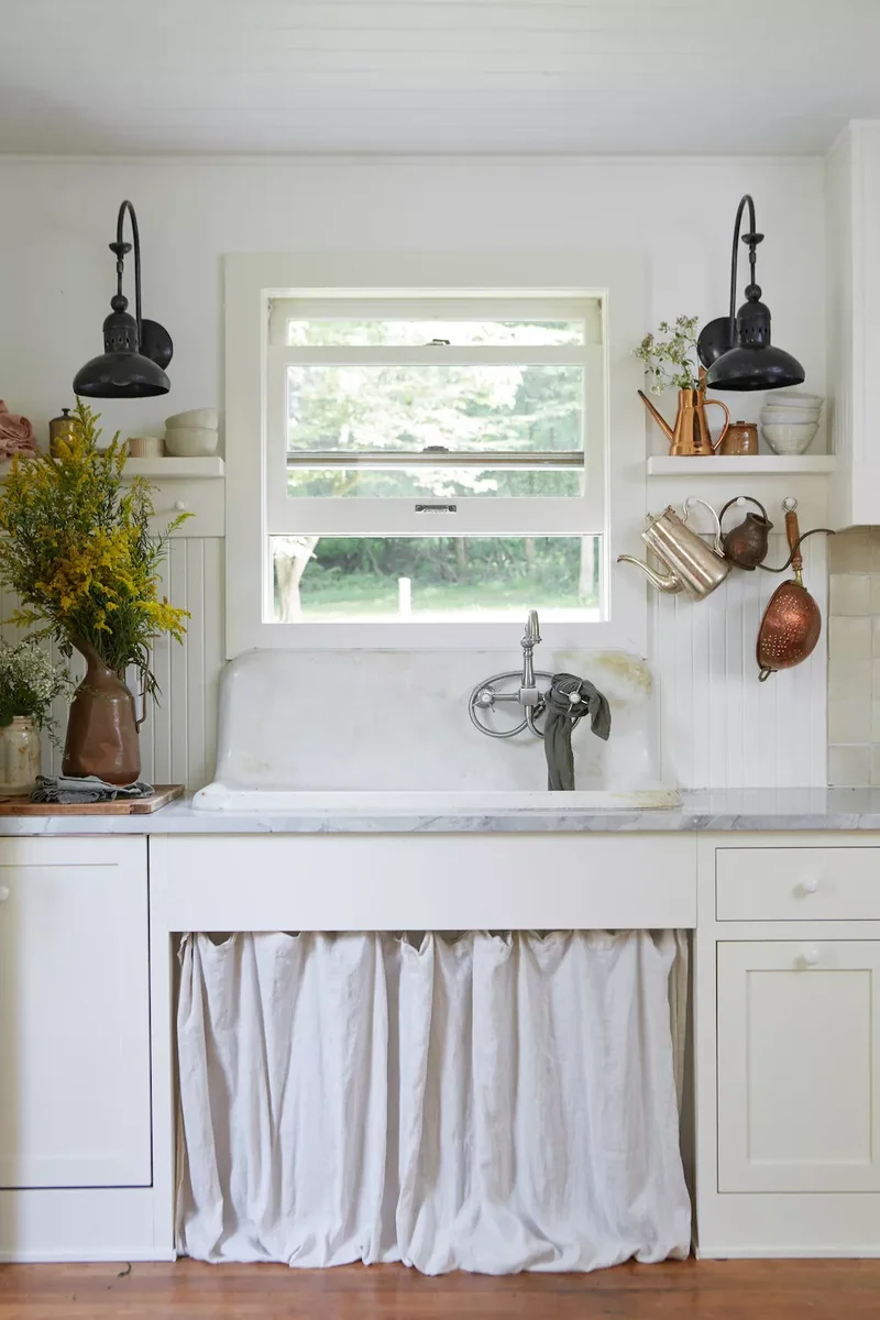 Add an Under-Sink Curtain