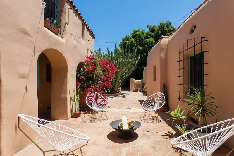 52 Beautiful Courtyard Ideas for Your Outdoor Living Space 28 Adobe House Courtyard