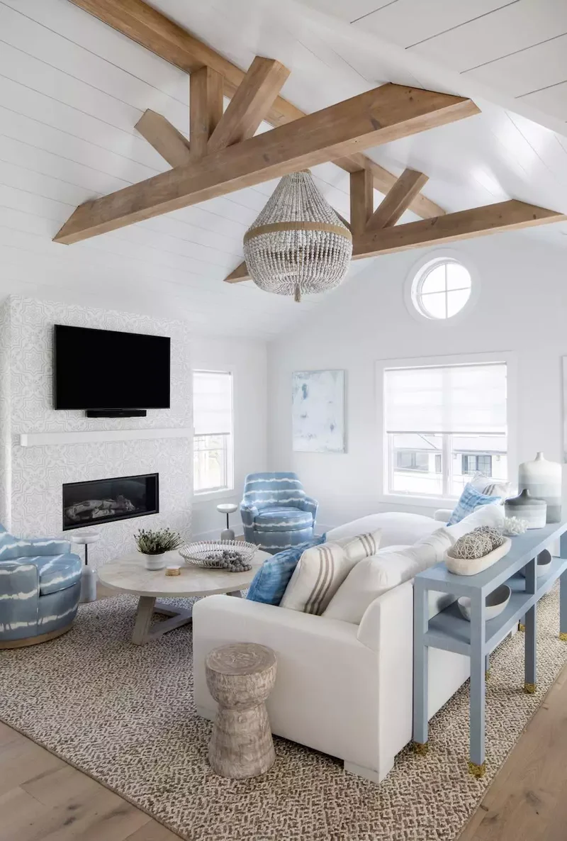 Airy Blue Living Room