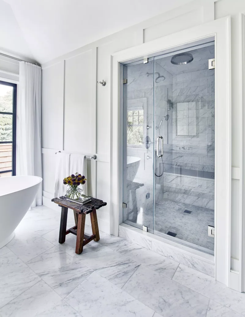All-Marble Shower