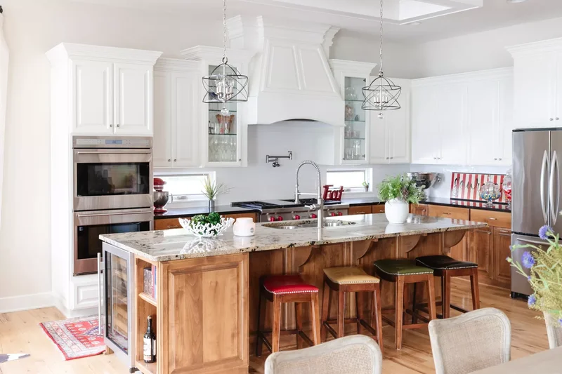 An Island With a Wine Cooler