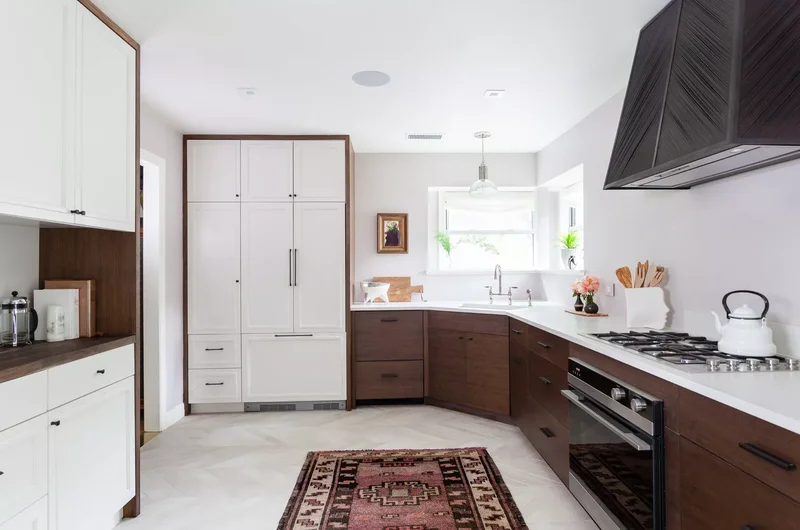 33 Smart Kitchen Layout Ideas for Better Flow and Function 17 Angled Corner Sink