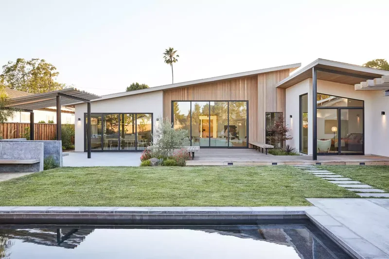 20 Stunning Modern Pergola Designs to Shade Your Backyard 17 Angled Pergola Roof