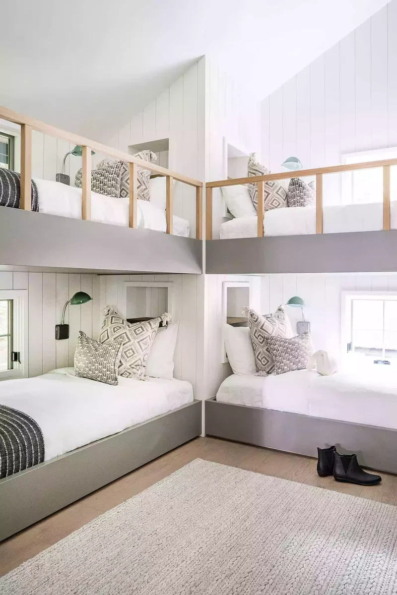 25 Beautiful Bunk Room Designs Everyone Will Adore 18 Angled