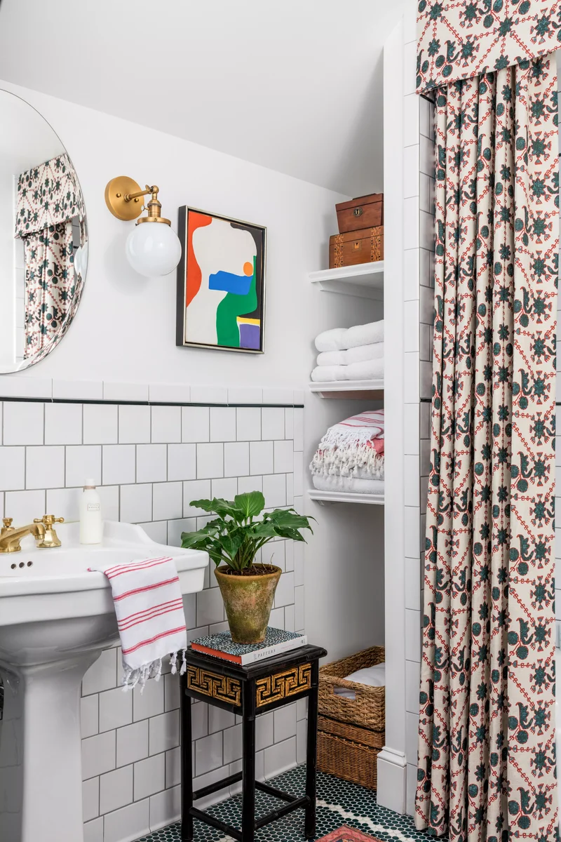 26 Smart Bathroom Shelf Ideas for Organized Toiletries 22 Annex Space Under the Slope