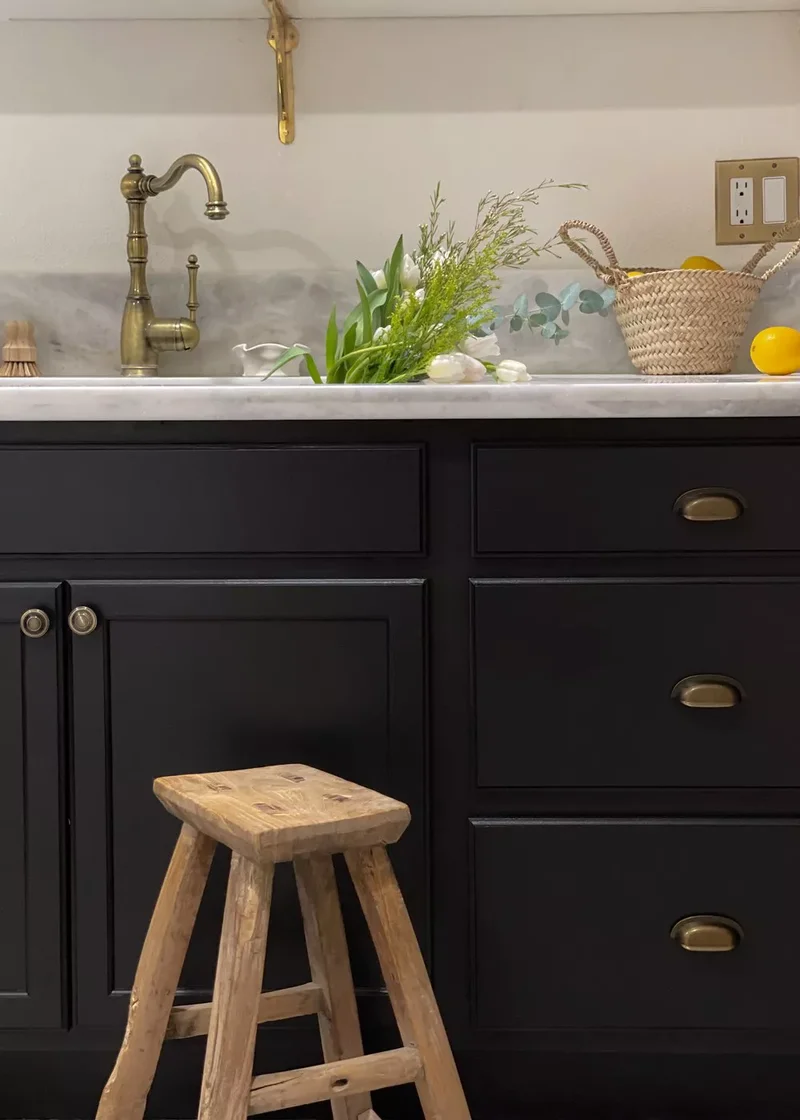 Antique Bronze on Black