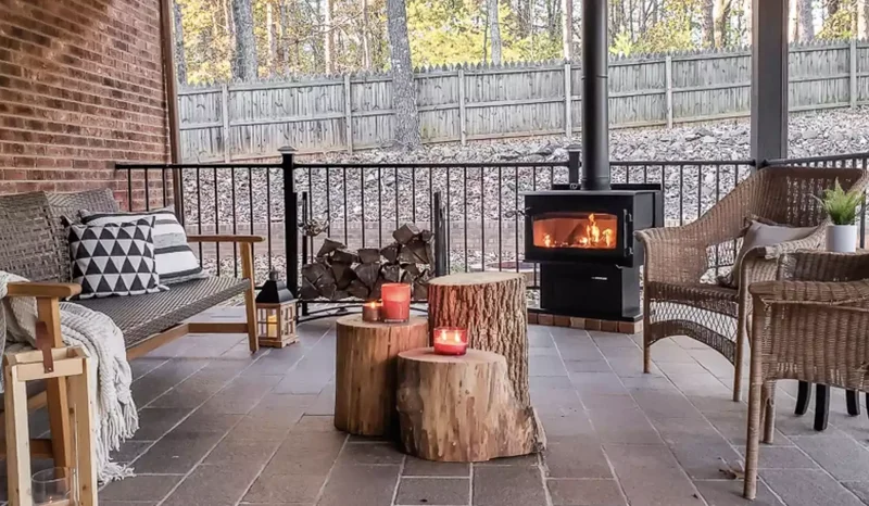 Antique Limestone Patio