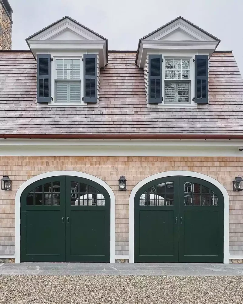 52 Stunning Garage Door Ideas to Boost Your Curb Appeal 25 Arched Carriage Doors