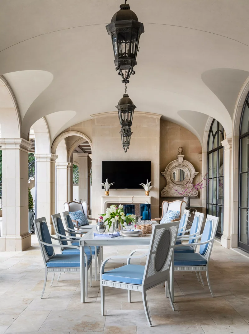 39 Outdoor Fireplace Designs for Your Cozy Retreat Space 9 Arched Outdoor Fireplace