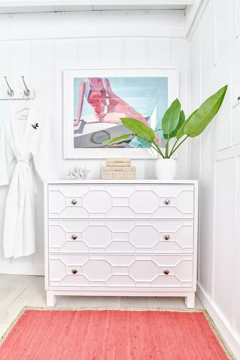 36 Beautiful Dresser Styling Ideas You Need to See Today 36 Arrange a Set of Decorative Boxes for Storage