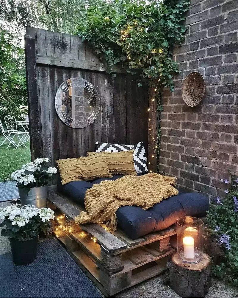 43 Budget-Friendly Backyard Makeover Ideas You'll Love 40 Assemble a Napping Nook